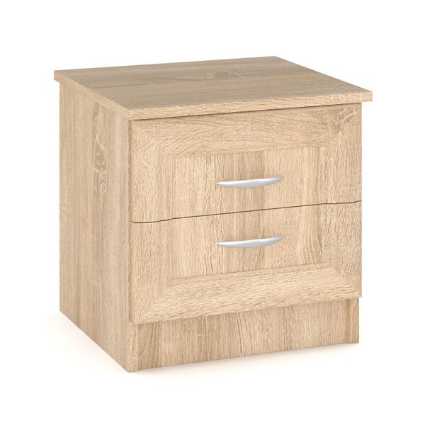 173 000034 Nightstand Rebecca pakoworld color sonoma 42x39x42cmIndoor furniture > Bedside tables