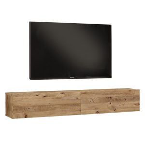 176 000060 Dello pakoworld wall TV unit sonoma color 180x31.6x29.6cmIndoor furniture > TV stands