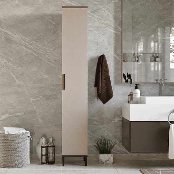176 000094 2 Cabinet-column Aurelius pakoworld anthracite-mocha 29.5x29.5x183.6cmIndoor furniture > Home organization > Bathroom > Cabinets