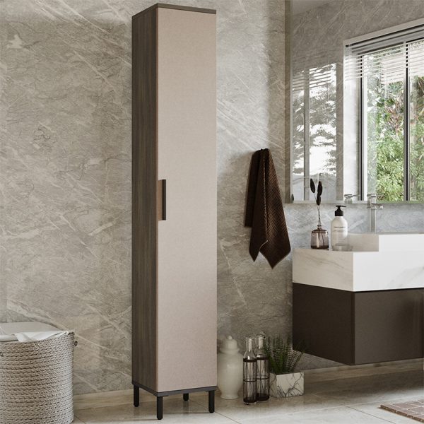 176 000094 3 Cabinet-column Aurelius pakoworld anthracite-mocha 29.5x29.5x183.6cmIndoor furniture > Home organization > Bathroom > Cabinets