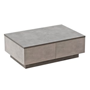176 000107 Coffee table Thunder pakoworld grey antique-anthracite antique color 90x60x31.5cmIndoor furniture > Coffee tables
