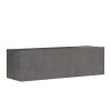 176 000155 TV Stand Waldo pakoworld black-dark grey melamine 100x29.5x40cmIndoor furniture > TV stands
