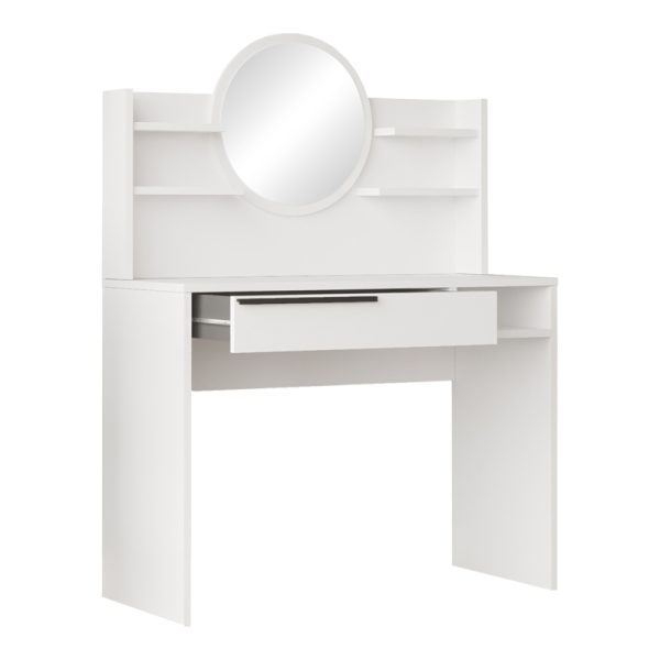176 000193 Manista pakoworld bedroom toilet in white 100x44.4x119.5cmIndoor furniture > Drawers-consoles