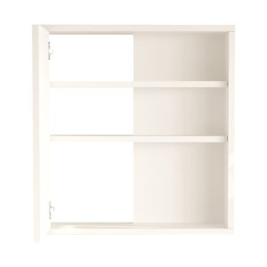 176 000197 3 Bagno bathroom cabinet with mirror pakoworld in white shade 60x14.5x63.6cmIndoor furniture > Home organization > Bathroom