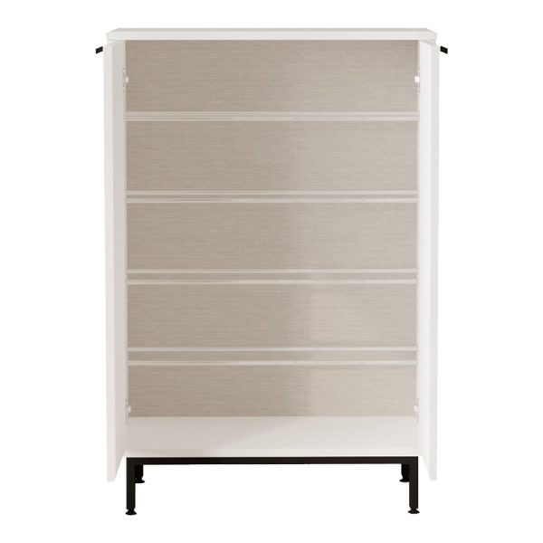 176 000208 3 Shoe rack Kinga 5 shelves pakoworld in white 72x35.5x105.6cmIndoor furniture > Shoe storage cabinet & cupboards