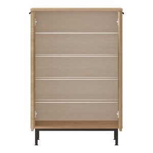 176 000209 3 Shoe rack Kinga 5 shelves pakoworld in natural 72x35.5x105.6cmIndoor furniture > Shoe storage cabinet & cupboards