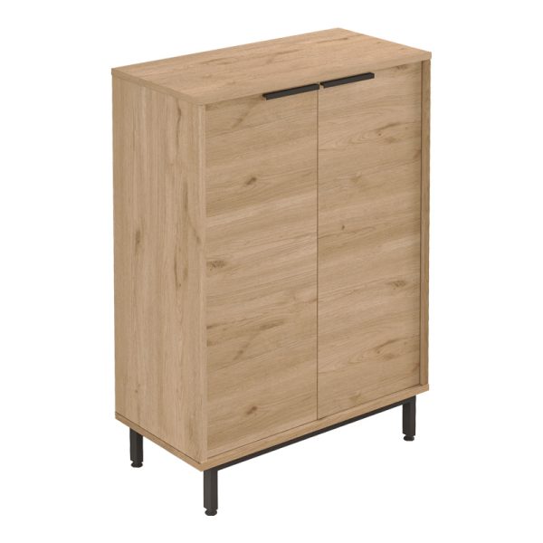 176 000209 Shoe rack Kinga 5 shelves pakoworld in natural 72x35.5x105.6cmIndoor furniture > Shoe storage cabinet & cupboards