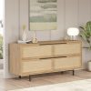 176 000215 Cambi pakoworld column cabinet in brown-anthracite shade 50x35.5x183.6cmIndoor furniture > Home organization > Kitchen