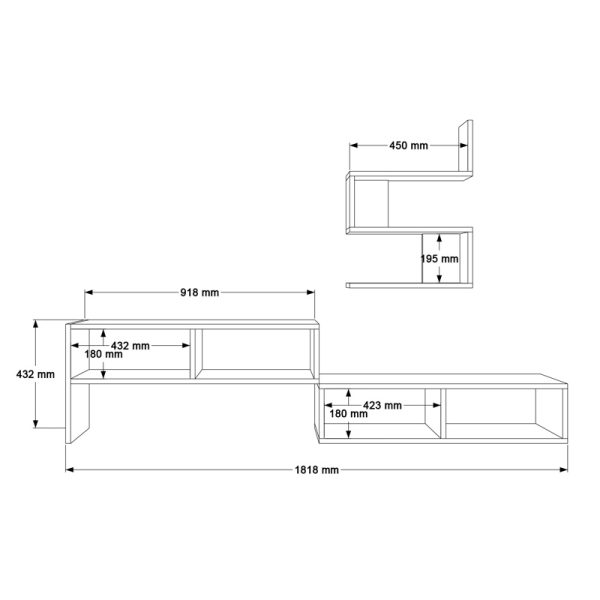 176 000221 4 Kakomo pakoworld living room set in white shade 170x29.5x43cmIndoor furniture > Living room sets