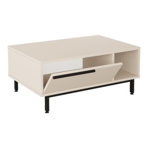176 000234 2 Coffee table Frixton pakoworld in cappuccino color 90x60x37.5cmIndoor furniture > Coffee tables