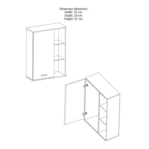 192 000003 3 TV unit Salome pakoworld LED wenge 200x41x190cmIndoor furniture > Living room sets