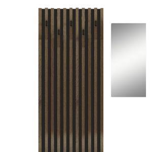 192 000034 2 Entrance furniture Arika pakoworld white-sonoma 100x37x199.5cmIndoor furniture > Entrance furniture