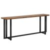 197 000032 Sideboard Augusta pakoworld oak-anthracite 160x40x78.5cmIndoor furniture > Buffets