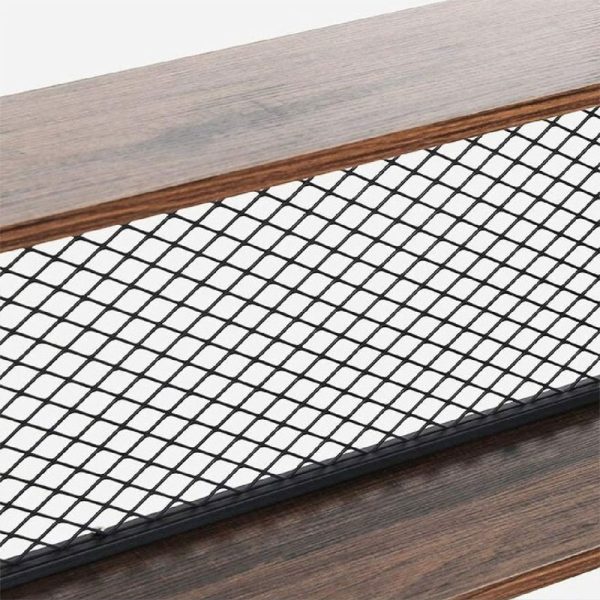 197 000059 3 Bookcase Fifer pakoworld walnut-black 120x27x185cmOffice furniture > Bookshelves