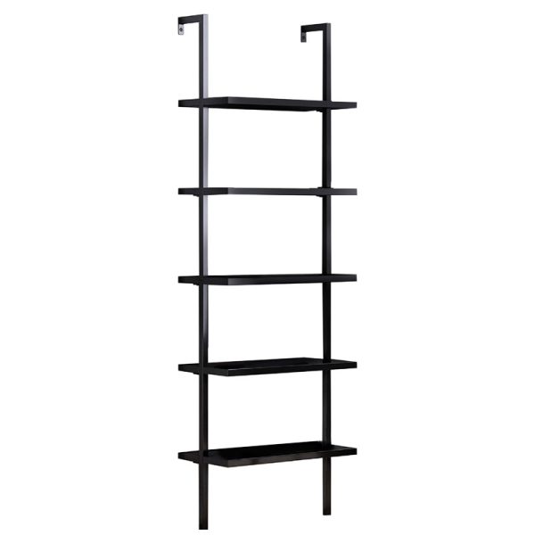197 000066 wall shelf Harris pakoworld black 60x22x200cmIndoor furniture > Wall shelves