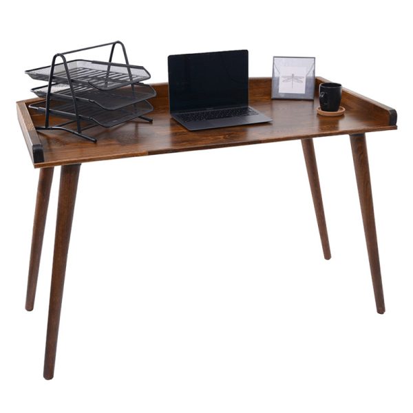 197 000068 Office desk Brady pakoworld natural pine wood walnut 119x59x75cmOffice furniture > Working desk