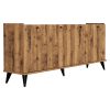 197 000177 Wall shelf Tars pakoworld sonoma-black 72x20x27cmIndoor furniture > Home organization > Kitchen > Shelves