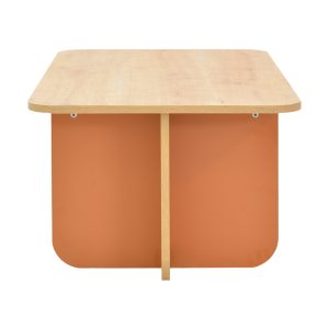 197 000312 2 Boca pakoworld table in oak-brick shade 100x60x42cmIndoor furniture > Coffee tables
