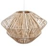 199 000455 Sponze armchair pakoworld natural color teak wood skeleton and pe rope 54x60x86cmBOHO CHIC > Chairs and Armchairs