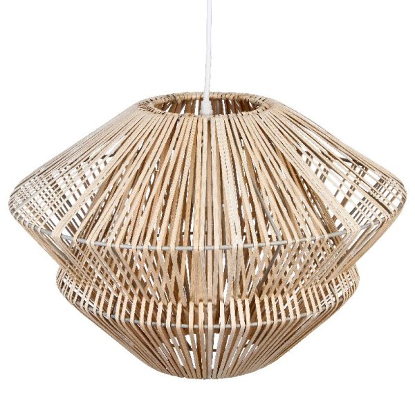 199 000455 Ceiling light PWL-1102 pakoworld Ε27 beige D44x31cmBOHO CHIC > Luminaries