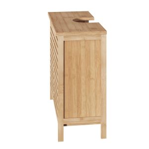 199 000509 2 Bathroom bench for sink Sicela pakoworld in natural color 60x28x80cmIndoor furniture > Home organization > Bathroom > Cabinets