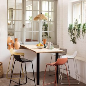 199 000516 2 Single light ceiling lamp PWL-1212 pakoworld E27 40W beige 45x40x17cmBOHO CHIC > Luminaries