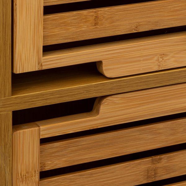 199 000577 2 Wall cabinet-column Sicela pakoworld in natural color 33x28x168cmIndoor furniture > Home organization > Bathroom > Cabinets