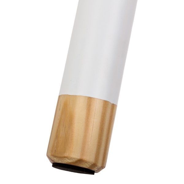 199 000641 2 Kid's stool Kevou pakoworld mdf-pine wood in white-natural color D24x25.7cmIndoor furniture > Children's Room