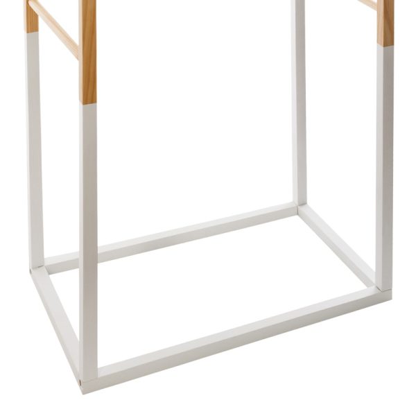 199 000643 2 Children's hanger Holen pakoworld pine wood in natural and white color 60x37x100cmIndoor furniture > Children's Room