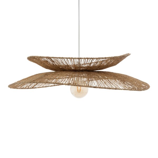 199 000652 Single light ceiling lamp Nestor pakoworld E27 natural color Φ69.5x9cmLighting > Ceiling