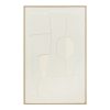 199 000657 Vase Rozerie pakoworld ceramic in beige color D14,5x18cmDecoration > Decorations