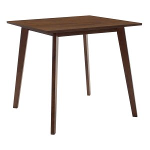 200 000176 2 Dining set Benson - Orlean pakoworld 5pcs 80x80x75cm in walnut - beige fabricIndoor furniture > Dinning sets