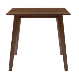 200 000176 3 Dining set Benson - Orlean pakoworld 5pcs 80x80x75cm in walnut - beige fabricIndoor furniture > Dinning sets