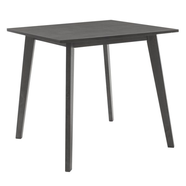 200 000179 2 Dining set Benson - Orlean pakoworld 5pcs 80x80x75cm in rustic grey - grey fabricIndoor furniture > Dinning sets