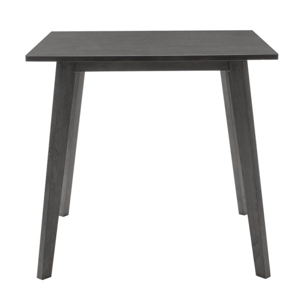 200 000179 3 Dining set Benson - Orlean pakoworld 5pcs 80x80x75cm in rustic grey - grey fabricIndoor furniture > Dinning sets