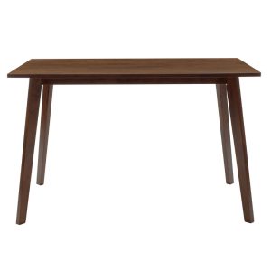 200 000182 4 Dining set Benson - Orlean pakoworld 5pcs 120x80x75cm in walnut - beige fabricIndoor furniture > Dinning sets