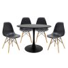200 000473 Floor rack Leena pakoworld metal dark walnut-black 80x30x142cmIndoor furniture > Home organization > Kitchen > Shelves