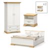 200 000534 Julita-Gaston pakoworld dining table set of 5 in natural and black D80x73cmStudent Offers