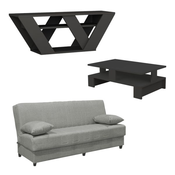 200 000684 Student's lounge set New Living 9 pakoworld 3 pcsStudent Offers