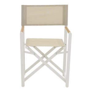 200 000799 4 Dining table Kliton - Mabu set of 3 pakoworld aluminum in white shade 80x80x74cmEASTER OFFERS