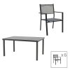 200 000827 Armchair Confidence pakoworld black metal and black textilene 54x54x86cmOutdoor furniture > Garden armchairs