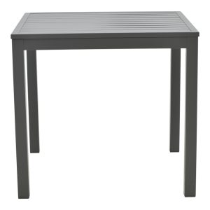 200 000846 4 Kliton-Kherson dining table set of 5 pakoworld aluminum in anthracite shade 80x80x74cmOutdoor furniture > Garden food table