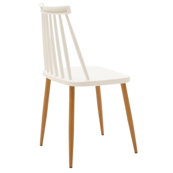200 001005 2 Aurora-Cuba pakoworld dining table set of 5 pp-mdf in white-sonoma color 120x80x75cmIndoor furniture > Dinning sets