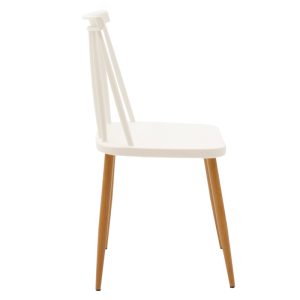 200 001005 3 Aurora-Cuba pakoworld dining table set of 5 pp-mdf in white-sonoma color 120x80x75cmIndoor furniture > Dinning sets