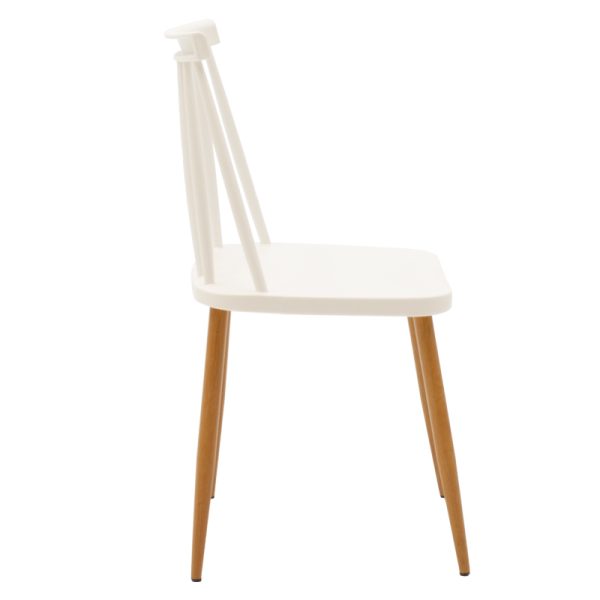 200 001005 3 Aurora-Cuba pakoworld dining table set of 5 pp-mdf in white-sonoma color 120x80x75cmIndoor furniture > Dinning sets