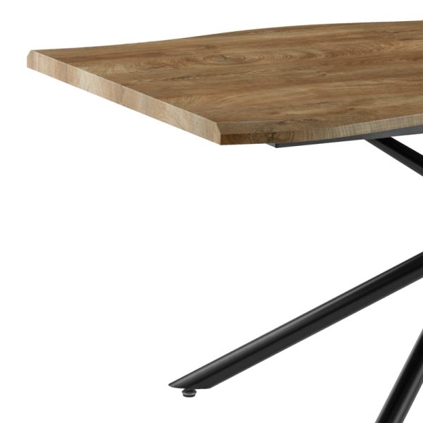 200 001077 2 Dining table Ditta-Jonal pakoworld mocha- walnut 180x90x76cmIndoor furniture > Dinning sets