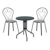 200 001128 Zacreta pakoworld aluminum-textilene armchair in white color 61x56.5x87.5cmOutdoor furniture > Garden armchairs