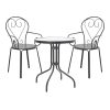 200 001130 Zacreta pakoworld aluminum-textilene armchair in white color 61x56.5x87.5cmOutdoor furniture > Garden armchairs