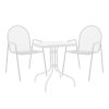 200 001134 Vergo-Tarete pakoworld dining set 3pcs metal in black shadeOutdoor furniture > Garden food table