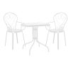 200 001138 Deckchair Mailo pakoworld dark grey aluminum and textilene in black shade 71x206x30cmOutdoor furniture > Sunbeds